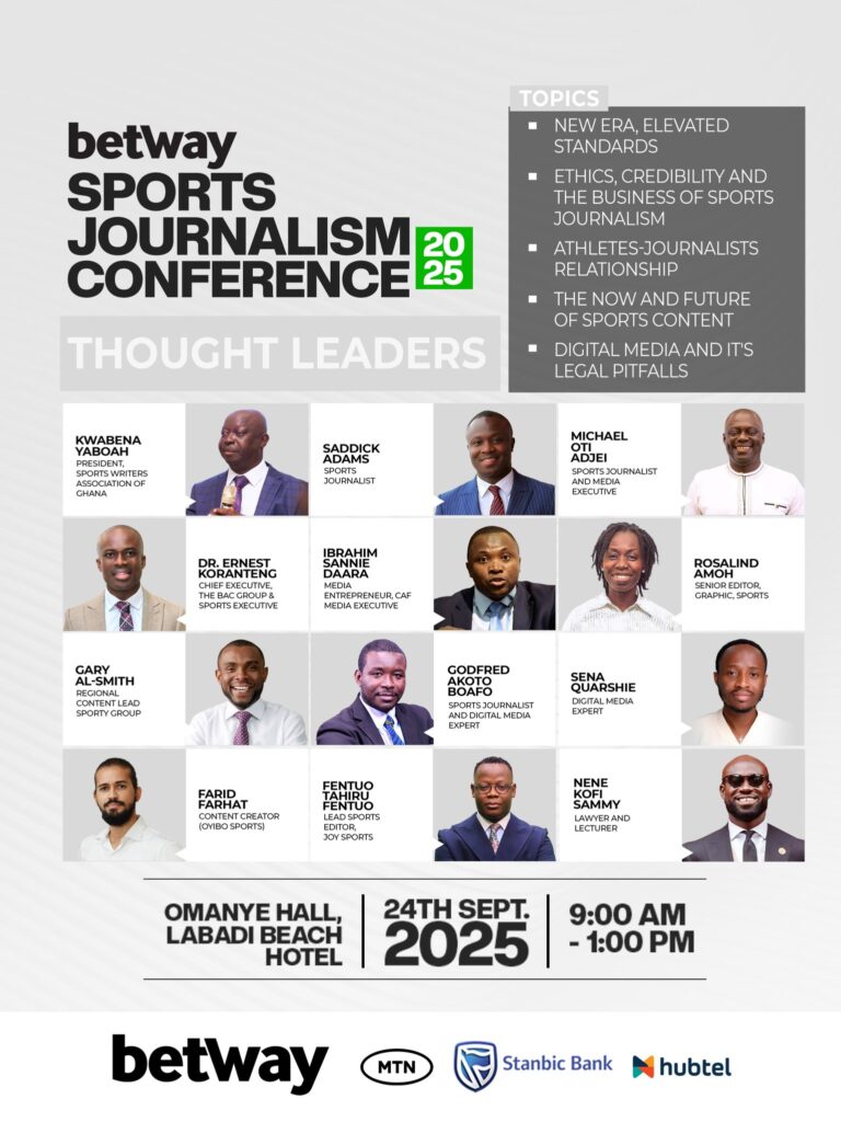 Betway to host game-changing Sports Journalism Conference in Accra 35 Sports Journalism Conference