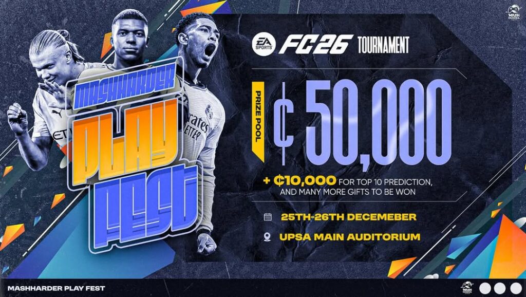 Mash Harder presents PlayFest, Ghana's biggest gaming event, this December 36 Mash Harder