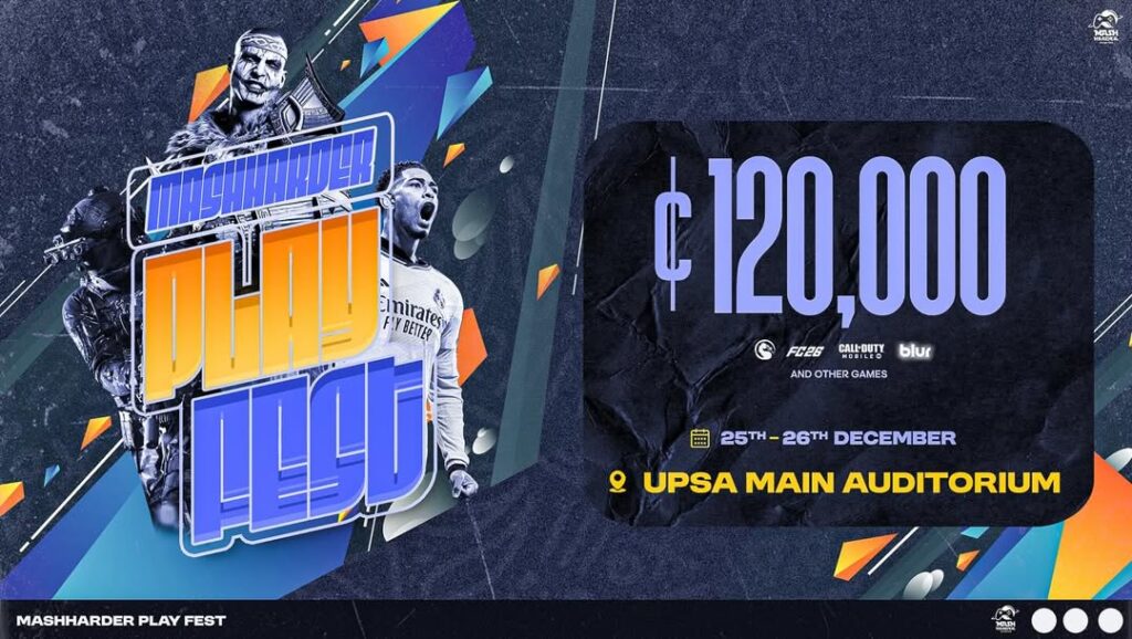 Mash Harder presents PlayFest, Ghana's biggest gaming event, this December 40 Mash Harder