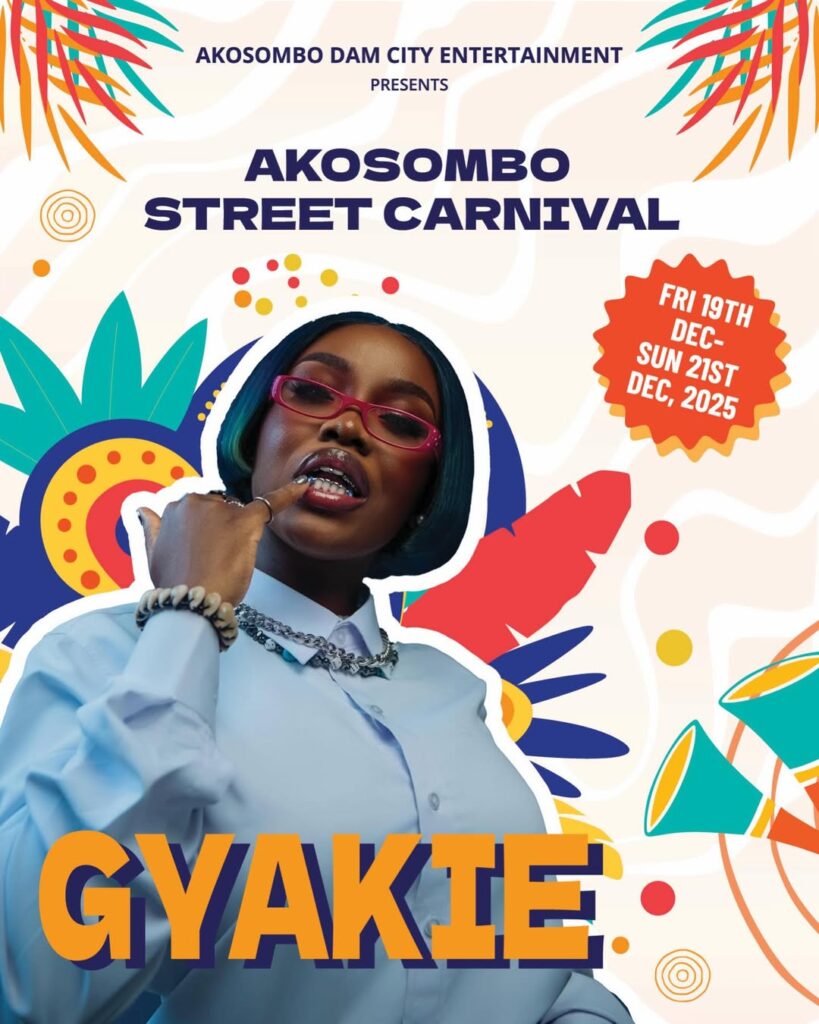 Let's party hard at the Akosombo Street Carnival this December! 46 Akosombo Street Carnival