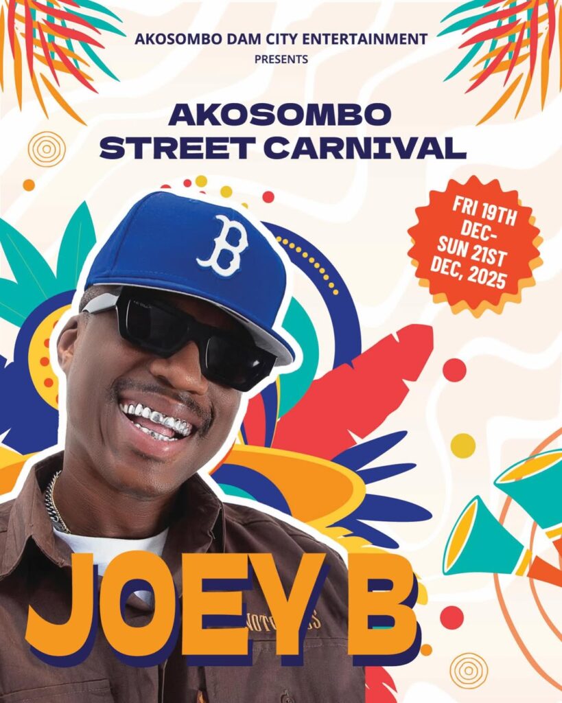 Let's party hard at the Akosombo Street Carnival this December! 45 Akosombo Street Carnival