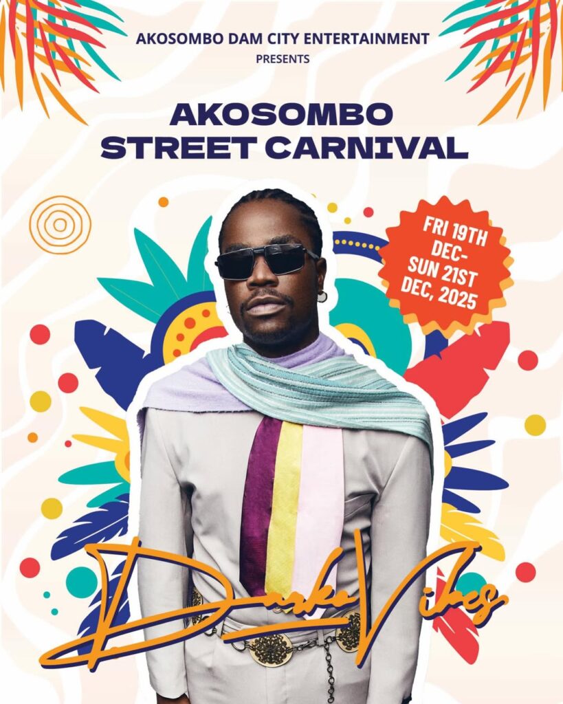 Let's party hard at the Akosombo Street Carnival this December! 43 Akosombo Street Carnival