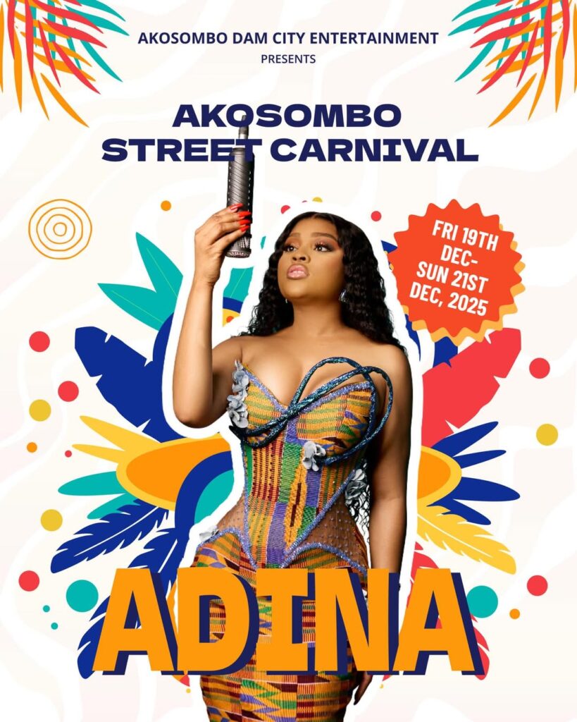 Let's party hard at the Akosombo Street Carnival this December! 44 Akosombo Street Carnival